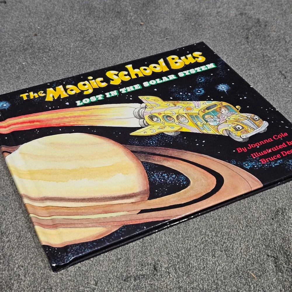 Magic School Bus Lost in the Solar System 1990 Hardcover 1st Print Joanna Cole
